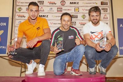 Romain Cauquil Podium Rallye du dourdou moto 2018