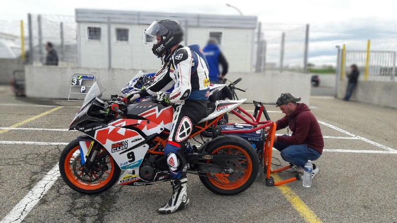 ktm RC Cup ledenon barbier clement sur rc 390