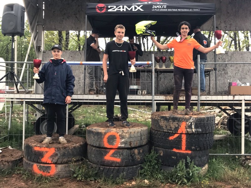 ktm 125 sx seranon vainqueur st christol motocross