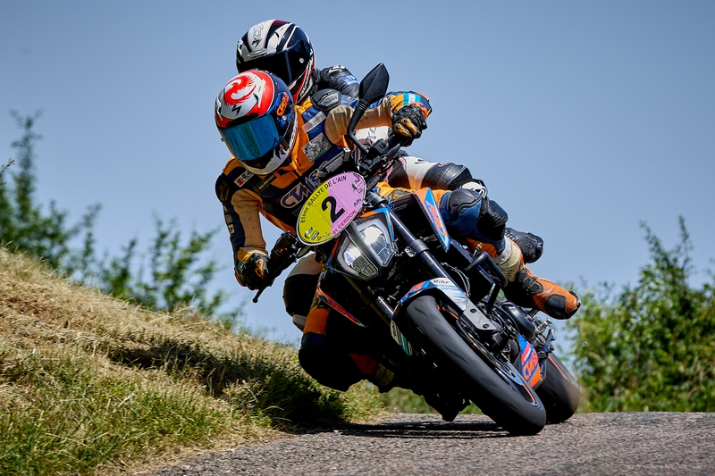 Romain Cauquil vainqueur duo au Rallye de l'Ain 2022 sur KTM 890 DUKE